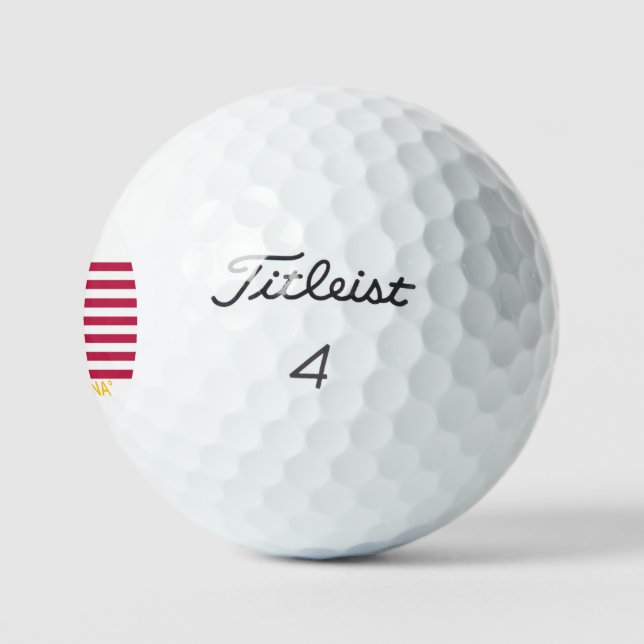 Pelotas De Golf Balles de golf Drapeau américain (Logo)