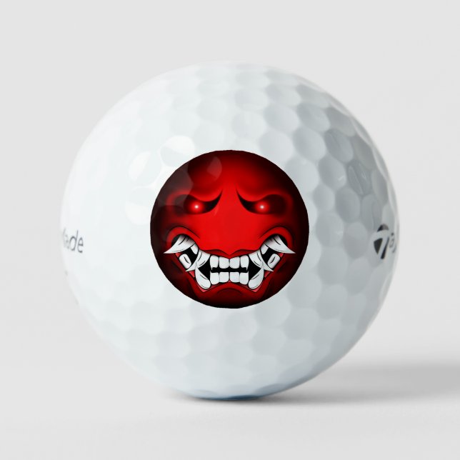 Pelotas De Golf Balles De Golf Samouraïmoji (Anverso)