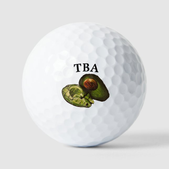 Pelotas De Golf Balls de golf (Anverso)