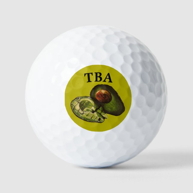 Pelotas De Golf Balls de golf (Anverso)