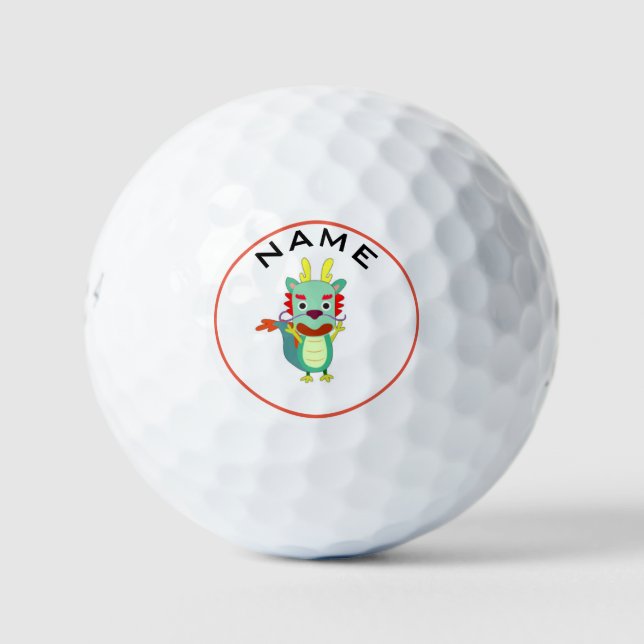 Pelotas De Golf Balls de golf DRAGON (Anverso)