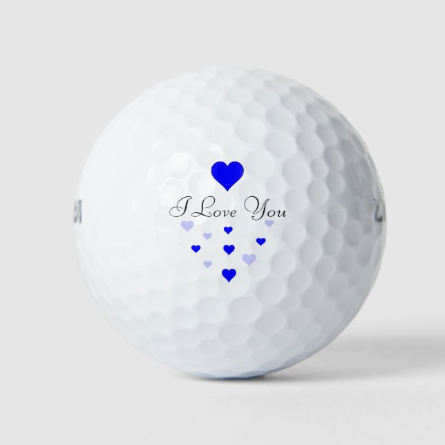 Pelotas De Golf Balls de golf "I love YOU" (Anverso)