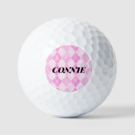 Pelotas De Golf Balls de golf Ladies Pink Argyle