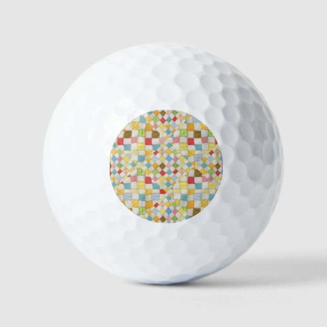 Pelotas De Golf Balls de golf QUILE MOSAIC (Anverso)