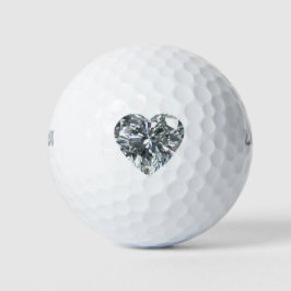 Pelotas De Golf Balneario de golf Diamond Heart