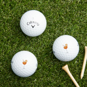 Pelotas De Golf Balnearios de Bachelorette Golf Balls - Aperol Spr