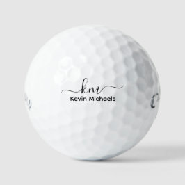 Pelotas De Golf Balnearios Monogramados Para Hacer Destacar El Jue