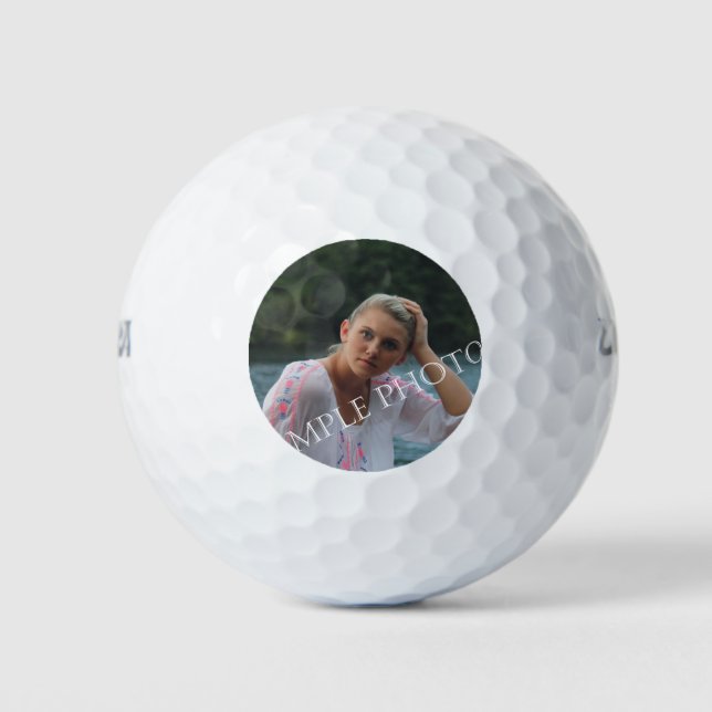 Pelotas De Golf Balón de fotogolf personalizado. ¡Haz lo tuyo! (Anverso)