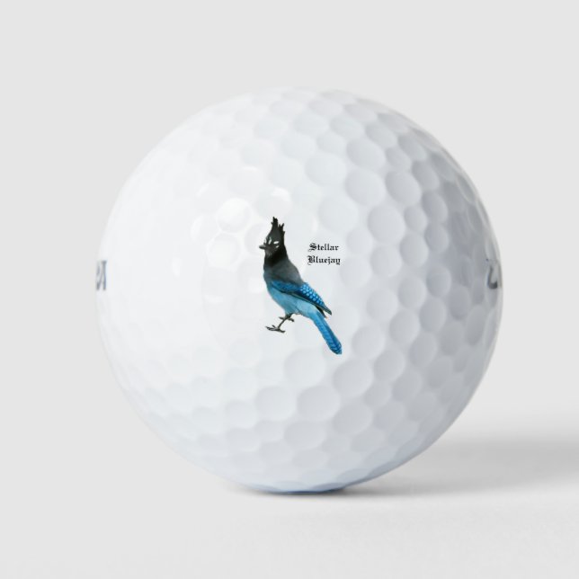 Pelotas De Golf Baloncesto de golf Stellar Blue Jay (Anverso)