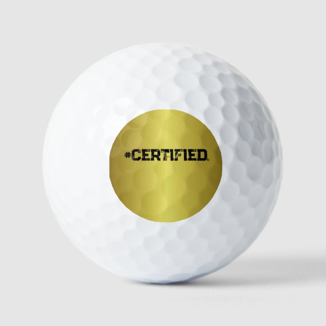 PELOTAS DE GOLF BALONES DE GOLF CERTIFICADOS (Anverso)