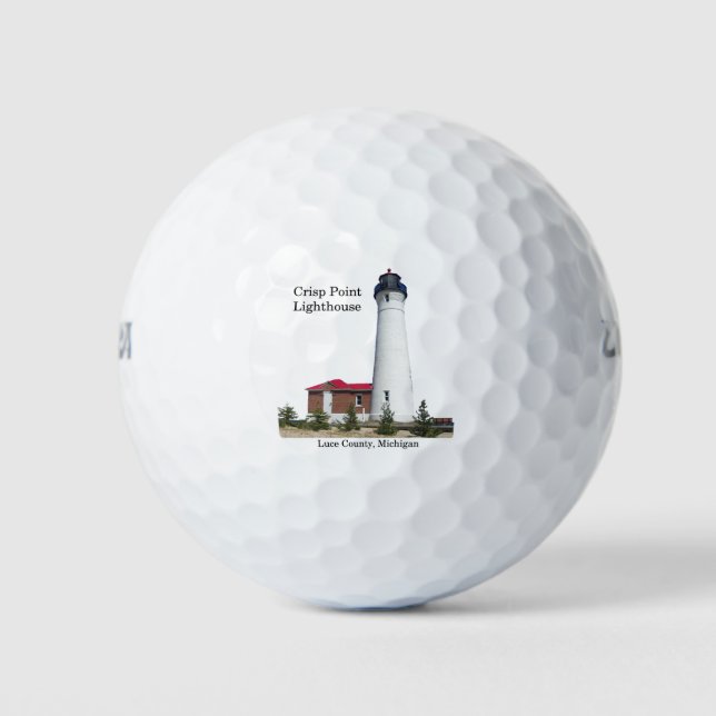 Pelotas De Golf Balones de golf Crisp Point Lighthouse (Anverso)