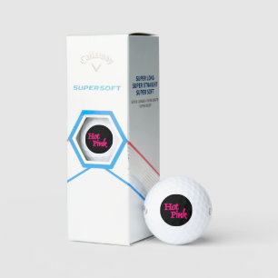 Pelotas De Golf Balones de golf de Supersoft Black Callaway Hot Pi