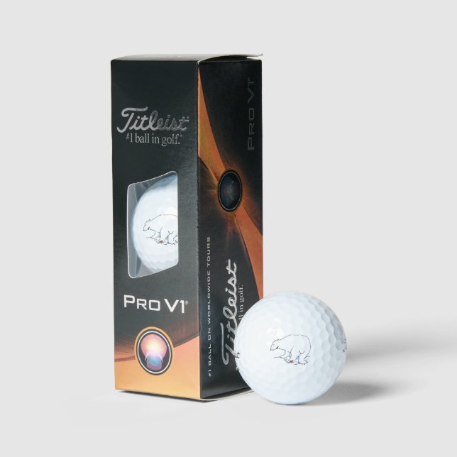 Pelotas De Golf Balones de golf Polar Bear Titleist Pro V1 3 pk (Embalaje)