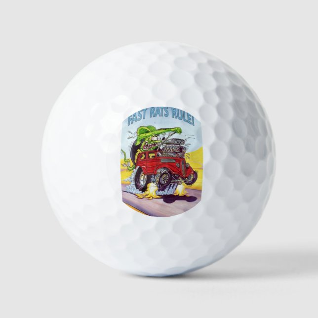Pelotas De Golf Balones de golf Rat Fink (Anverso)