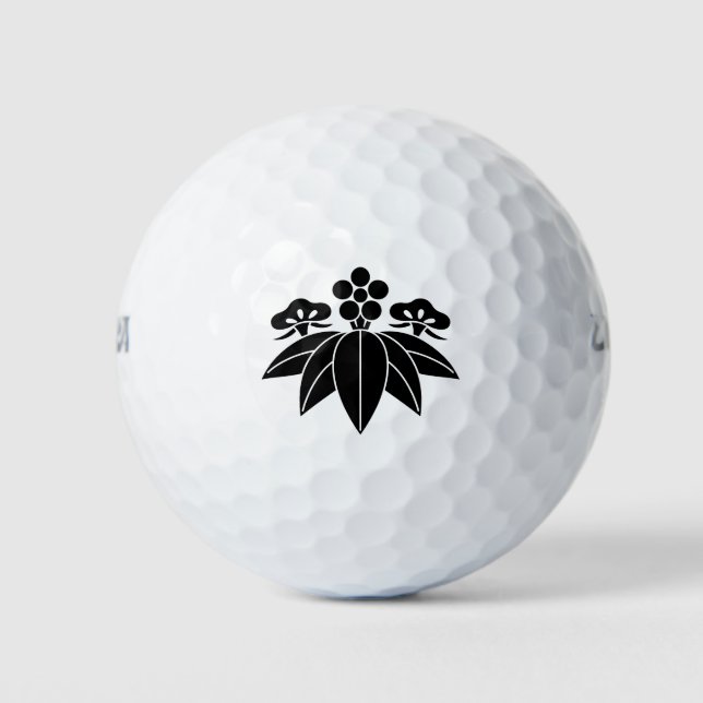 Pelotas De Golf Bambú de pino al estilo gentiano (Anverso)