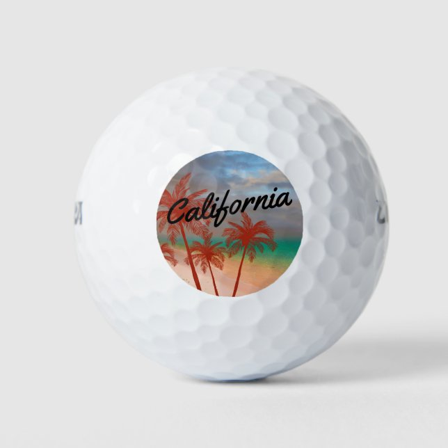 Pelotas De Golf Banda de golf de California (Anverso)