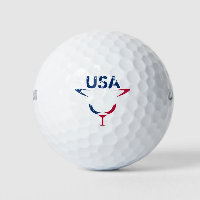 Pelotas De Golf Banda de golf de Estados Unidos (Anverso)