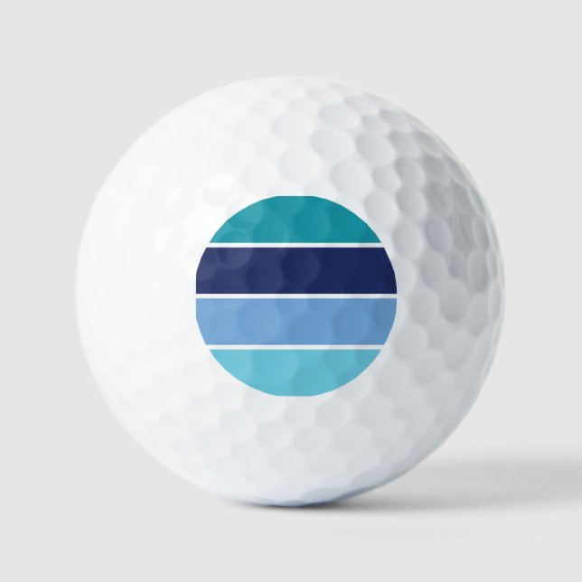 Pelotas De Golf Bandas azules (Anverso)