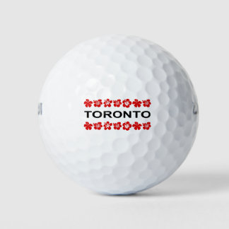 Pelotas De Golf Bandas de Aloha Rojo de Toronto color claro