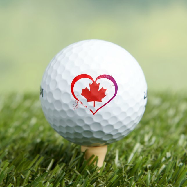 Pelotas De Golf Bandas de golf de Canada Day (Camiseta in situ)