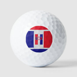 Pelotas De Golf Bandas de golf Red White Blue USA