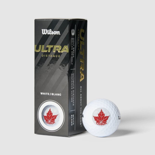 Pelotas De Golf Bandejas de golf de Canadá personalizadas Regalos  (Embalaje)