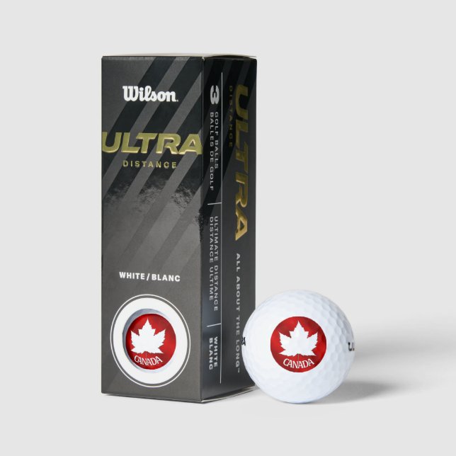 Pelotas De Golf Bandejas de golf de Canadá personalizadas Regalos  (Embalaje)