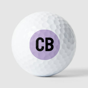 Pelotas De Golf Bandejas de golf violeta de color suave de tendenc