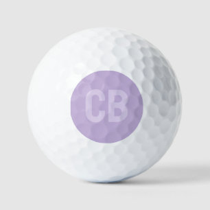 Pelotas De Golf Bandejas de golf violeta de color suave de tendenc