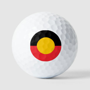 Pelotas De Golf bandera aborigen australiana