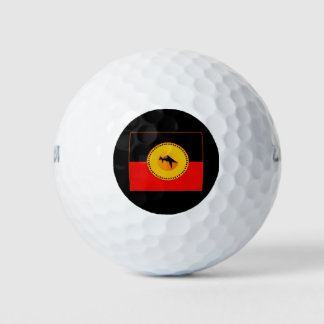 PELOTAS DE GOLF BANDERA ABORIGINAL DE ARTE AUSTRALIANO 8