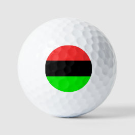 Pelotas De Golf Bandera afroamericana