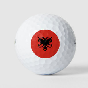Pelotas De Golf Bandera albanesa