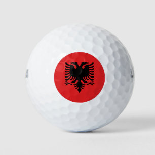 Pelotas De Golf Bandera albanesa