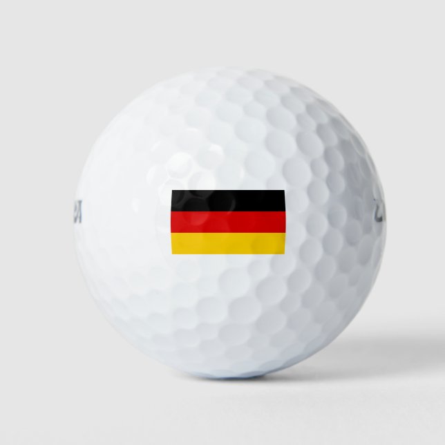 Pelotas De Golf Bandera alemana (Anverso)