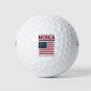 Pelotas De Golf Bandera Americana 4 de Julio Merica