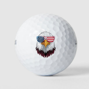 Pelotas De Golf Bandera Americana Águila Patriótica 4 De Julio
