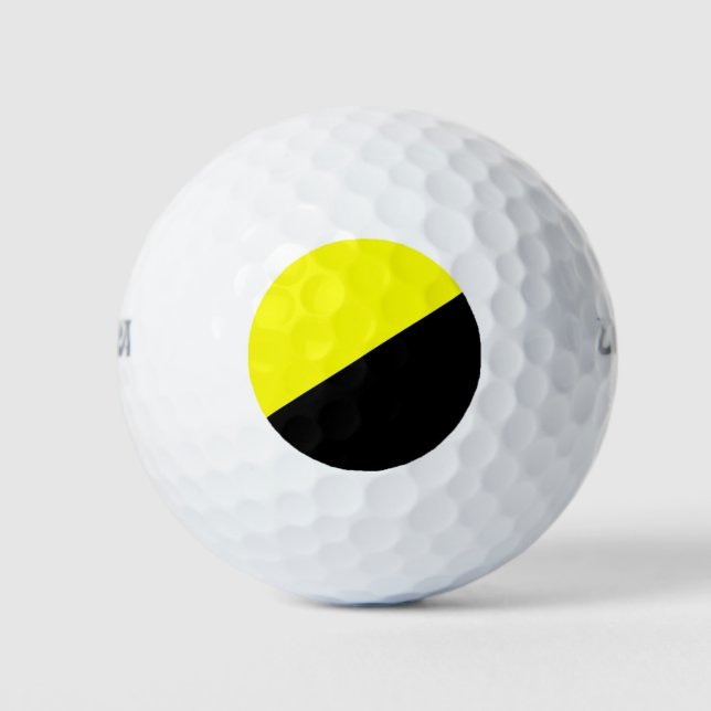 Pelotas De Golf Bandera Anarcocapitalista (Anverso)
