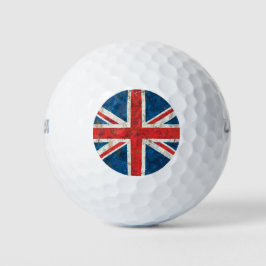 Pelotas De Golf Bandera anglosajona del Reino Unido