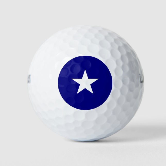 Pelotas De Golf Bandera azul Bonnie (Anverso)