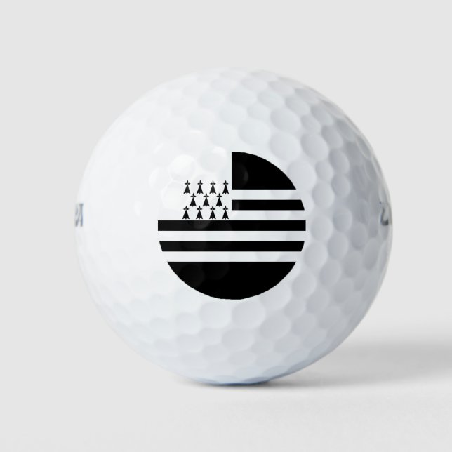 Pelotas De Golf Bandera Británica Patriótica (Anverso)