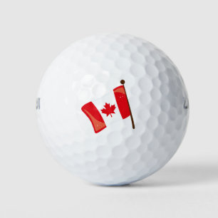 Pelotas De Golf Bandera canadiense