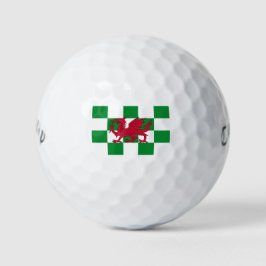 Pelotas De Golf Bandera Celta Dragón Rojo Místico de Gales