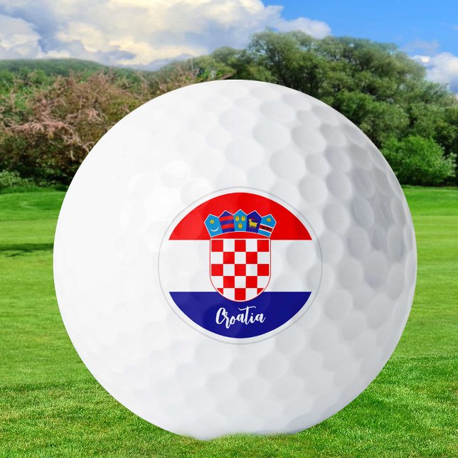 Pelotas De Golf Bandera Croata/Balón de Golf (Subido por el creador)