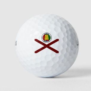 Pelotas De Golf Bandera de Alabama