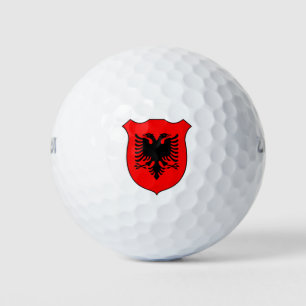 Pelotas De Golf Bandera de Albania Gran Patriótico