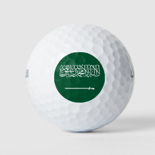 Pelotas De Golf Bandera de Arabia Saudita