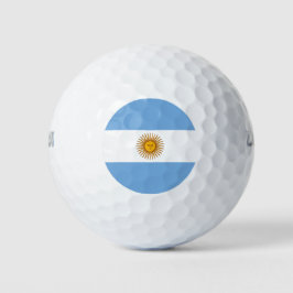 Pelotas De Golf Bandera de Argentina