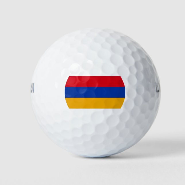 Pelotas De Golf Bandera de Armenia (Anverso)