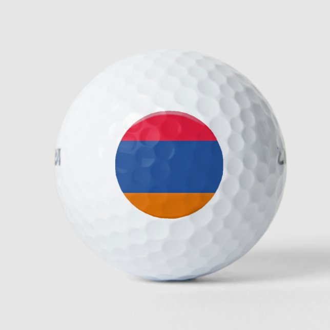 Pelotas De Golf Bandera de Armenia (Anverso)